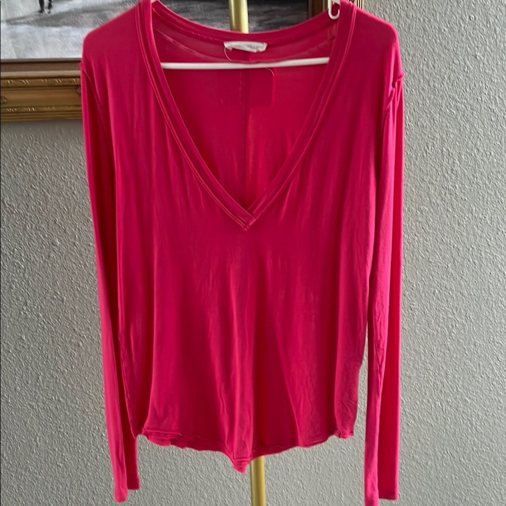 We The Free hot pink Relaxed top